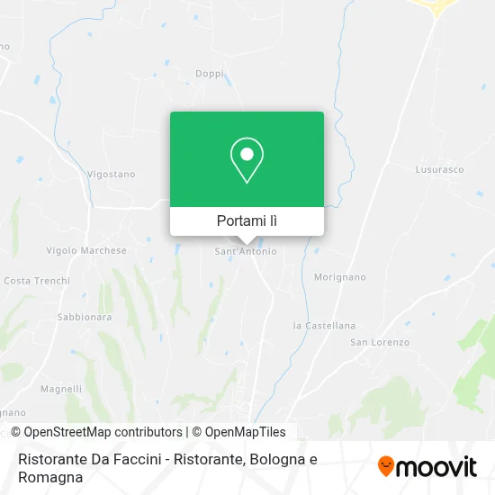 Mappa Ristorante Da Faccini - Ristorante