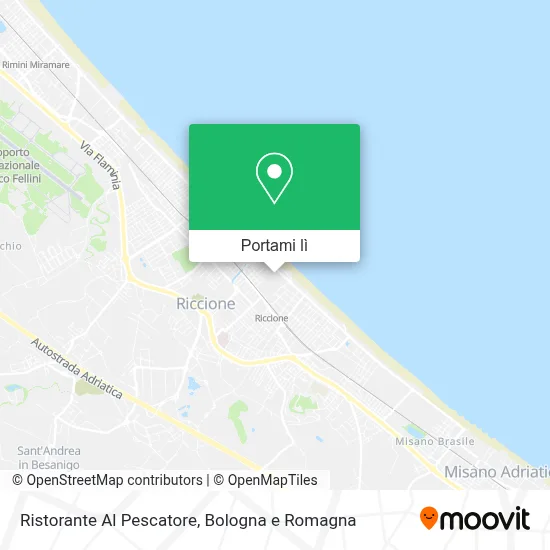 Mappa Ristorante Al Pescatore