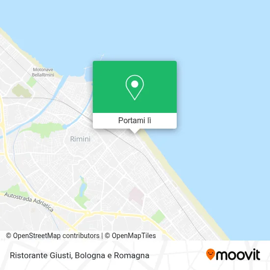 Mappa Ristorante Giusti