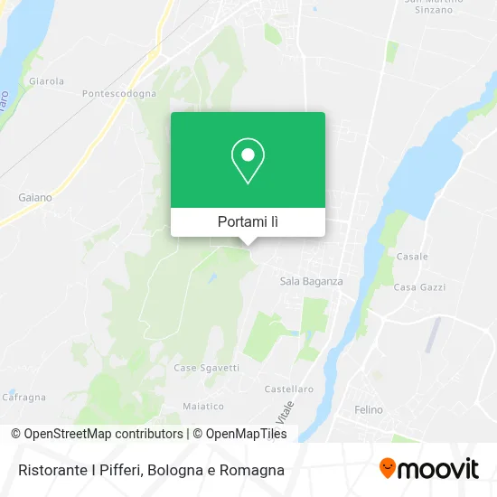 Mappa Ristorante I Pifferi