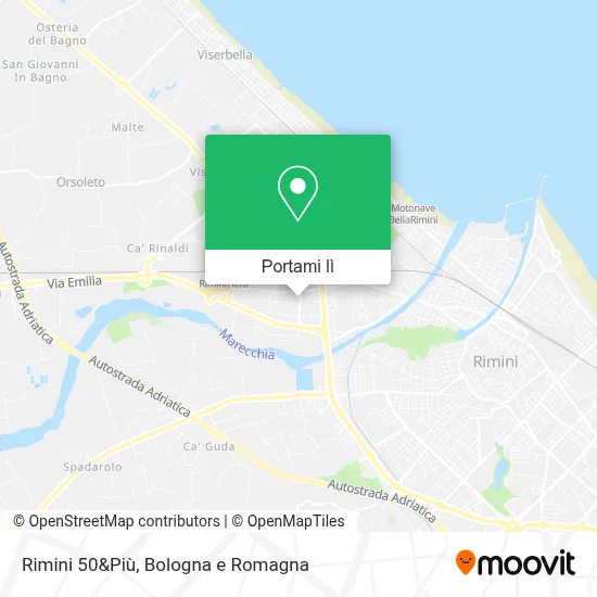 Mappa Rimini 50&Più