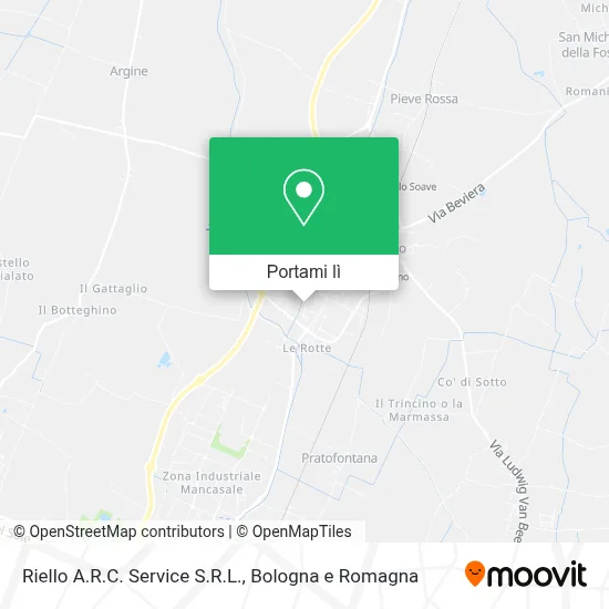 Mappa Riello A.R.C. Service S.R.L.
