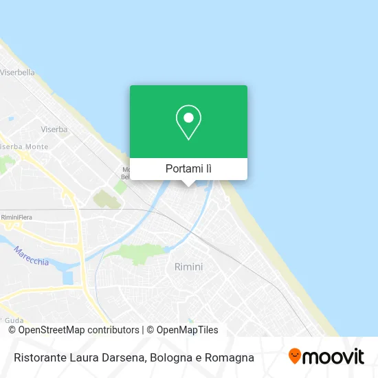 Mappa Ristorante Laura Darsena