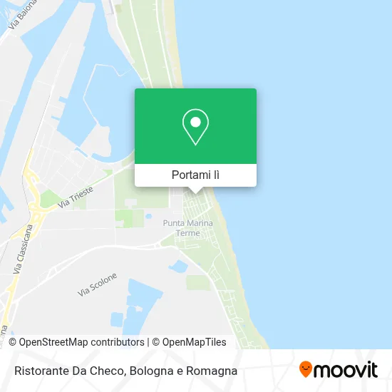 Mappa Ristorante Da Checo