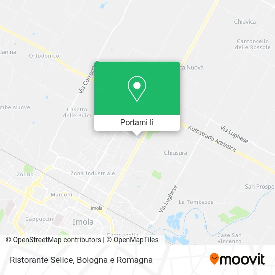 Mappa Ristorante Selice