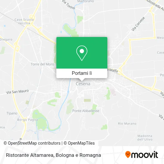 Mappa Ristorante Altamarea
