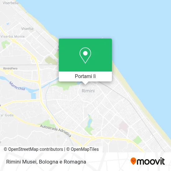 Mappa Rimini Musei