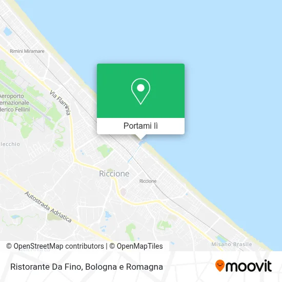 Mappa Ristorante Da Fino