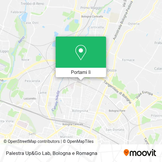 Mappa Palestra Up&Go Lab