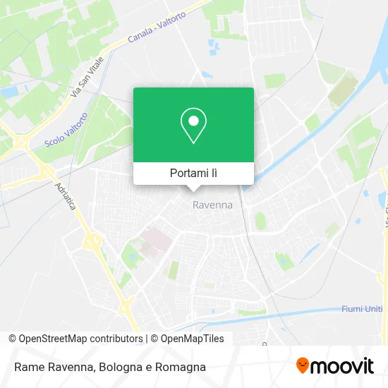 Mappa Rame Ravenna