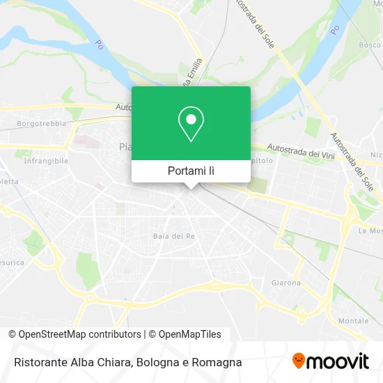 Mappa Ristorante Alba Chiara