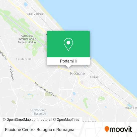Mappa Riccione Centro