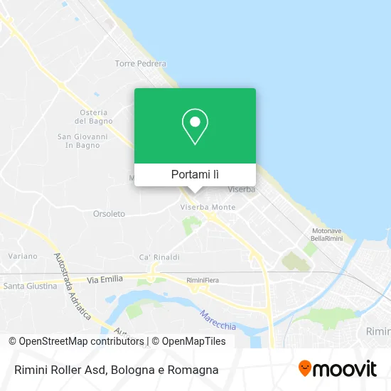 Mappa Rimini Roller Asd