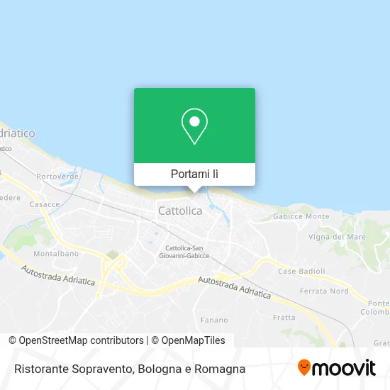 Mappa Ristorante Sopravento