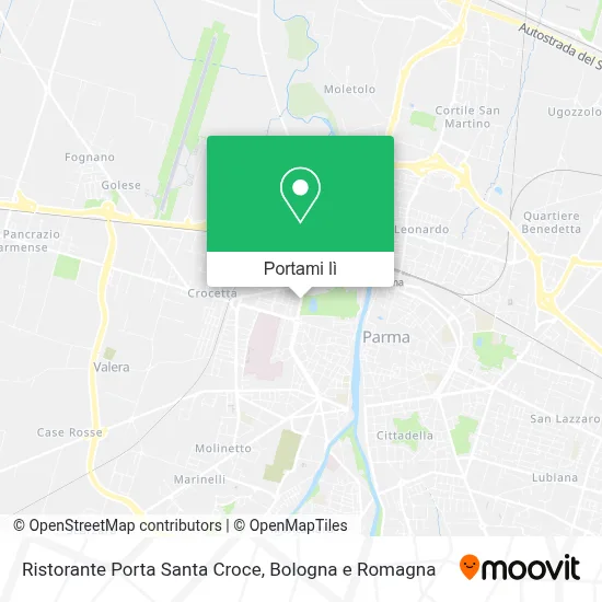Mappa Ristorante Porta Santa Croce