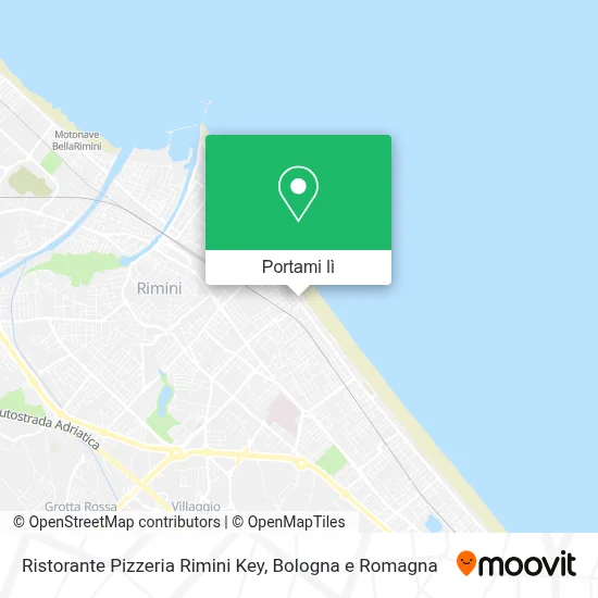 Mappa Ristorante Pizzeria Rimini Key