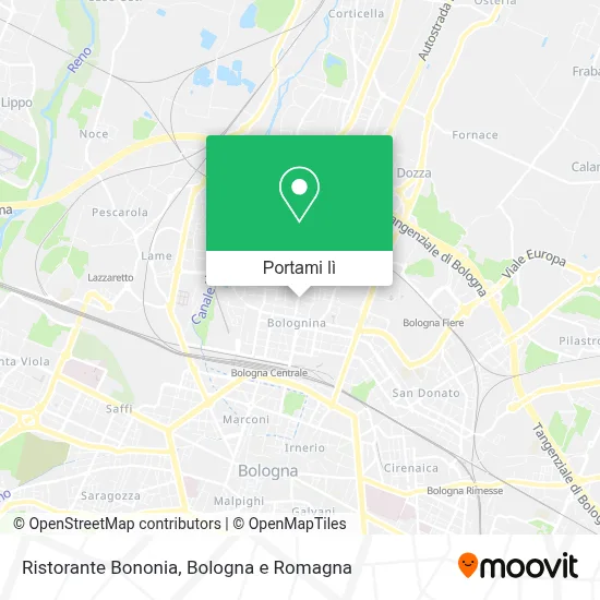 Mappa Ristorante Bononia