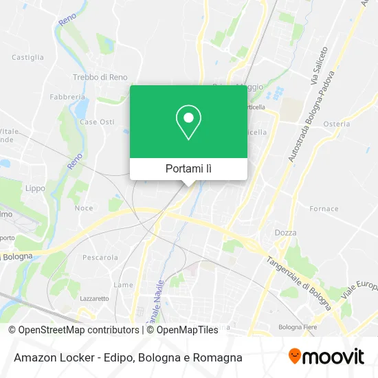 Mappa Amazon Locker - Edipo