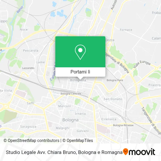 Mappa Studio Legale Avv. Chiara Bruno