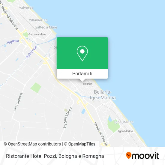 Mappa Ristorante Hotel Pozzi