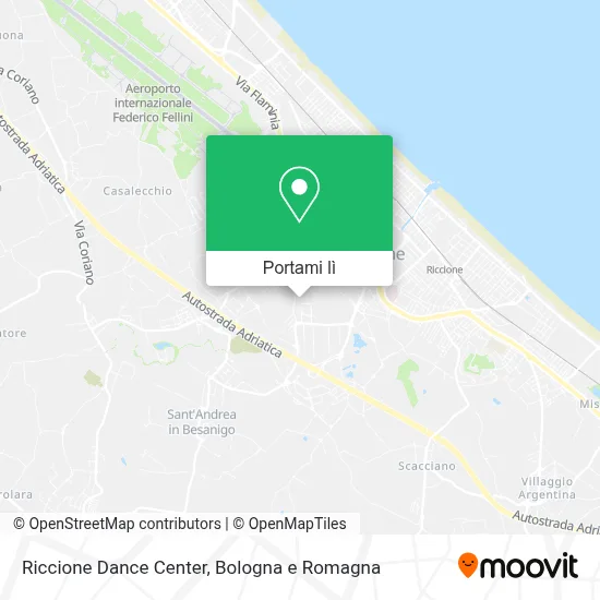 Mappa Riccione Dance Center