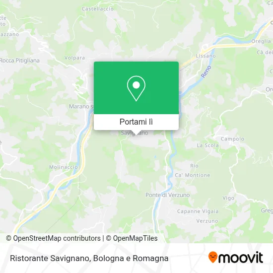Mappa Ristorante Savignano