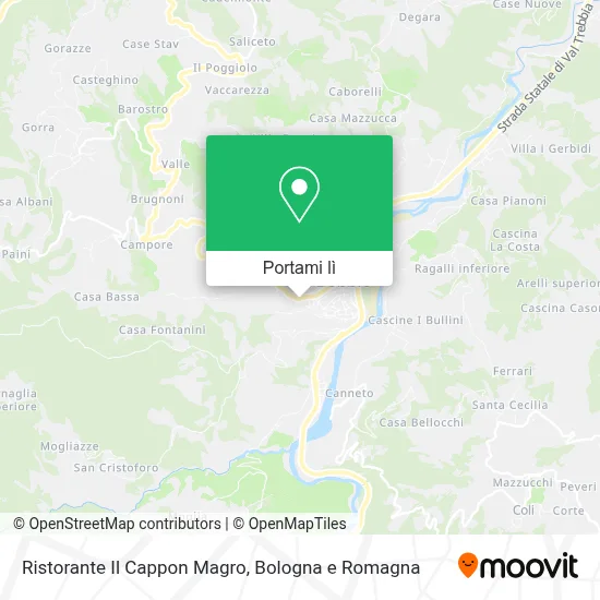 Mappa Ristorante Il Cappon Magro