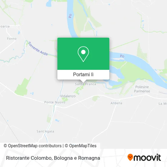 Mappa Ristorante Colombo