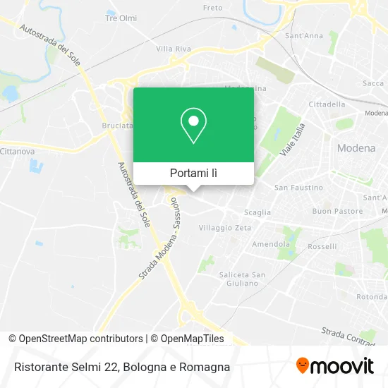 Mappa Ristorante Selmi 22