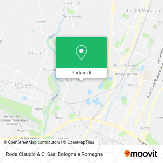 Mappa Roda Claudio & C. Sas