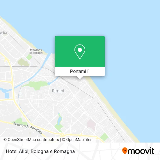 Mappa Hotel Alibi