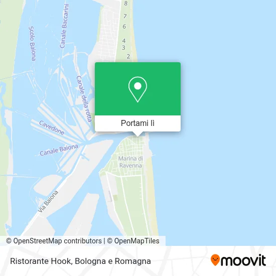 Mappa Ristorante Hook