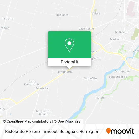 Mappa Ristorante Pizzeria Timeout