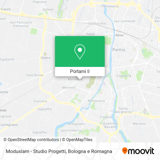Mappa Moduslam - Studio Progetti