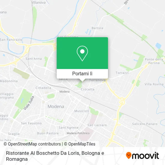 Mappa Ristorante Al Boschetto Da Loris