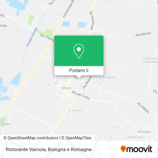 Mappa Ristorante Vamola