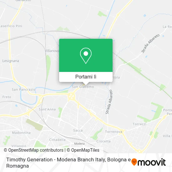 Mappa Timothy Generation - Modena Branch Italy