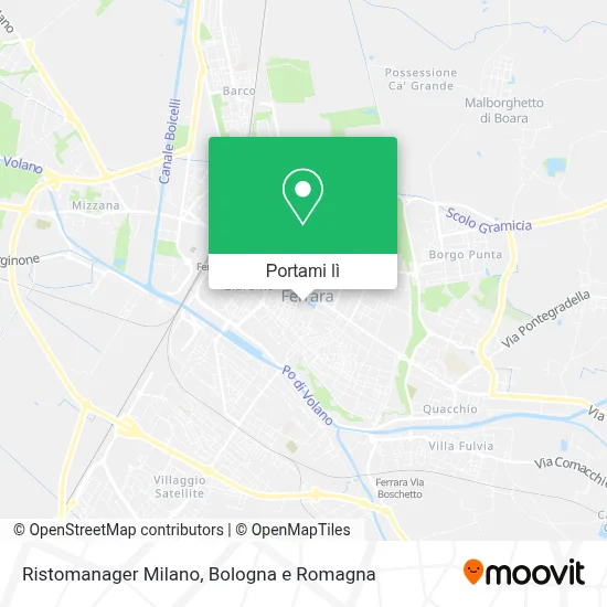 Mappa Ristomanager Milano