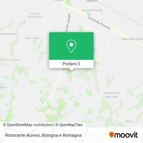 Mappa Ristorante Aurevo