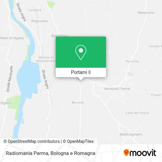 Mappa Radiomania Parma