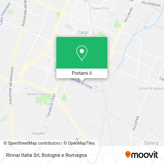Mappa Rinnai Italia Srl