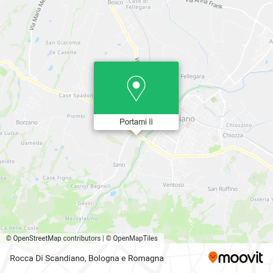 Mappa Rocca Di Scandiano