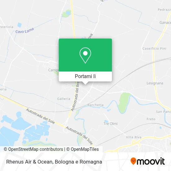 Mappa Rhenus Air & Ocean