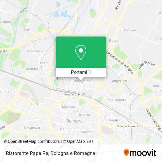 Mappa Ristorante Papa Re