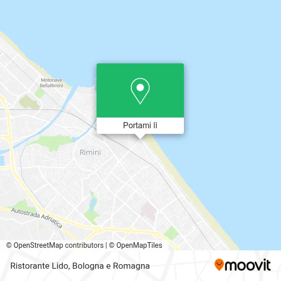 Mappa Ristorante Lido