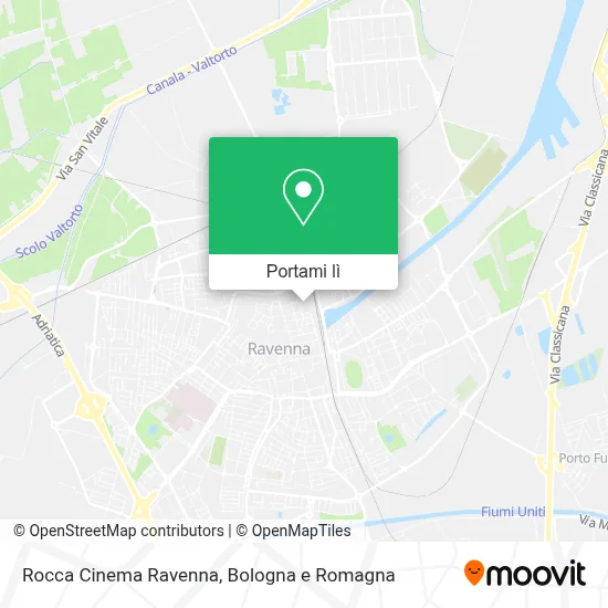 Mappa Rocca Cinema Ravenna