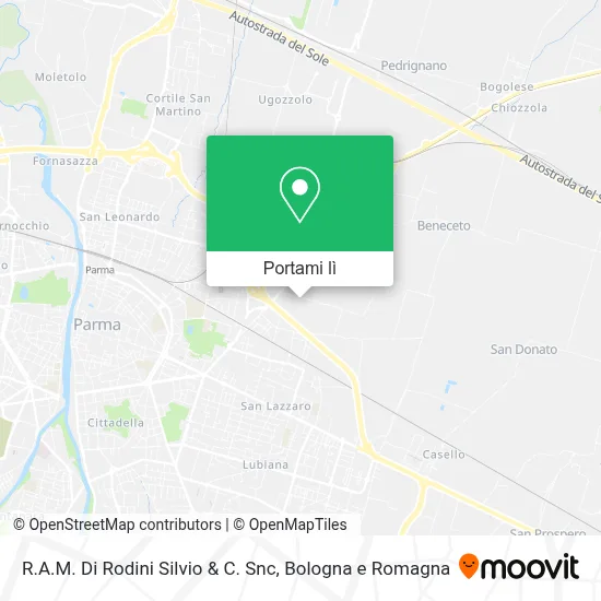 Mappa R.A.M. Di Rodini Silvio & C. Snc