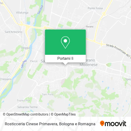 Mappa Rosticceria Cinese Primavera