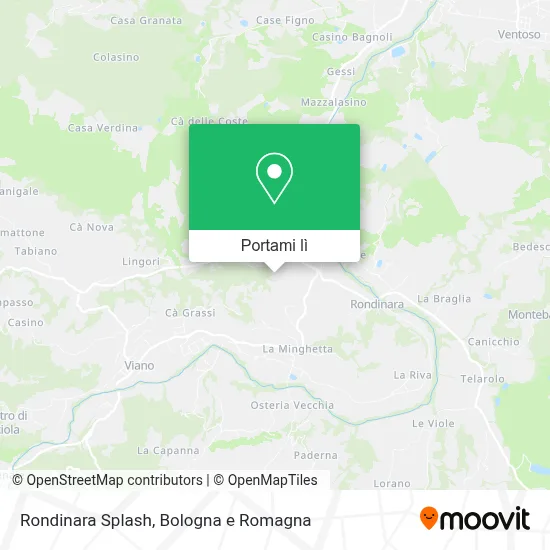 Mappa Rondinara Splash
