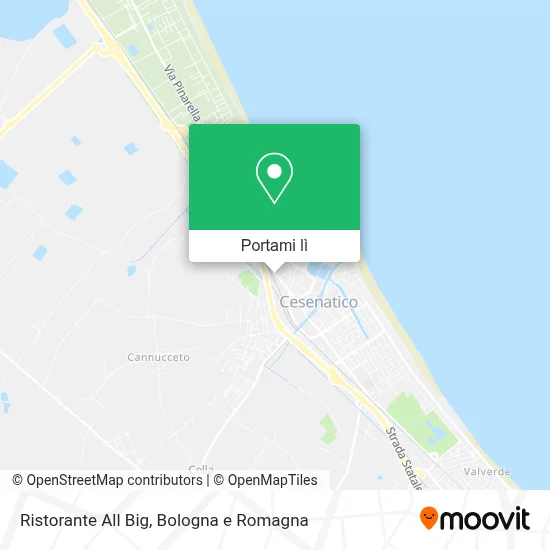 Mappa Ristorante All Big